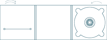 DigiPack_DP1-08M Libritos CD Digipack 3 palas DP1 08M