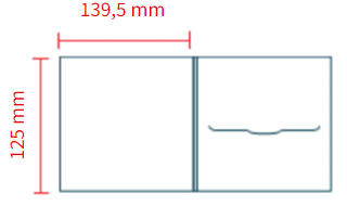 Dimensiones álbum Digifile CD Dimensiones álbum Digifile CD