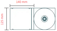 Dimensiones Jewell Box CD Dimensiones Jewell Box CD