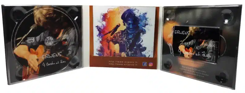 Digipack CD + USB Pendrive para musicos Digipack CD + USB